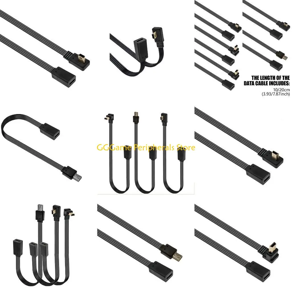 

U55B Type C Female to Mini USB Male Adapter Cable Wire for Smartphones And Cameras