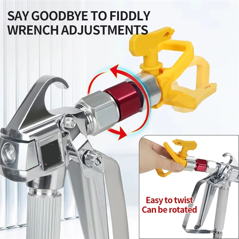 Złącze obrotowe do pistoletu natryskowego bezpowietrznego, obrót 360 stopni °   Adapter do opryskiwaczy bezpowietrznych z funkcją obrotu