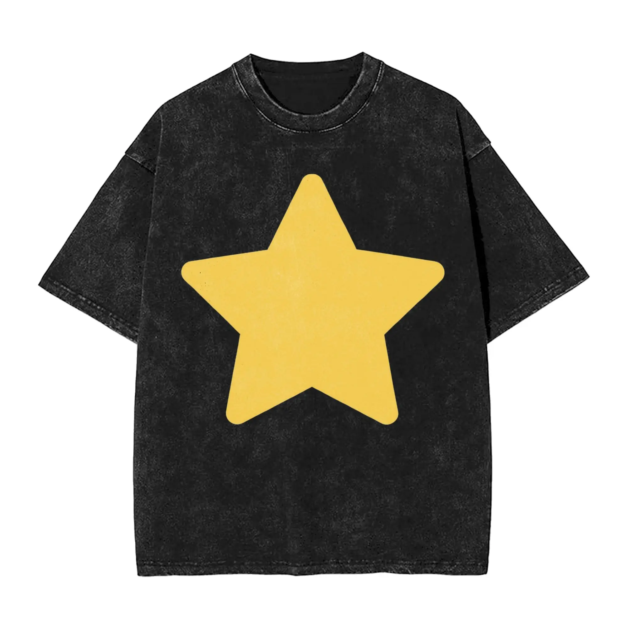 Stevens Universes Cartoon T Shirts Hip Hop Washed Short Sleeve Harajuku T-Shirt Men Women Tops Streetwear Summer Tee Shirt