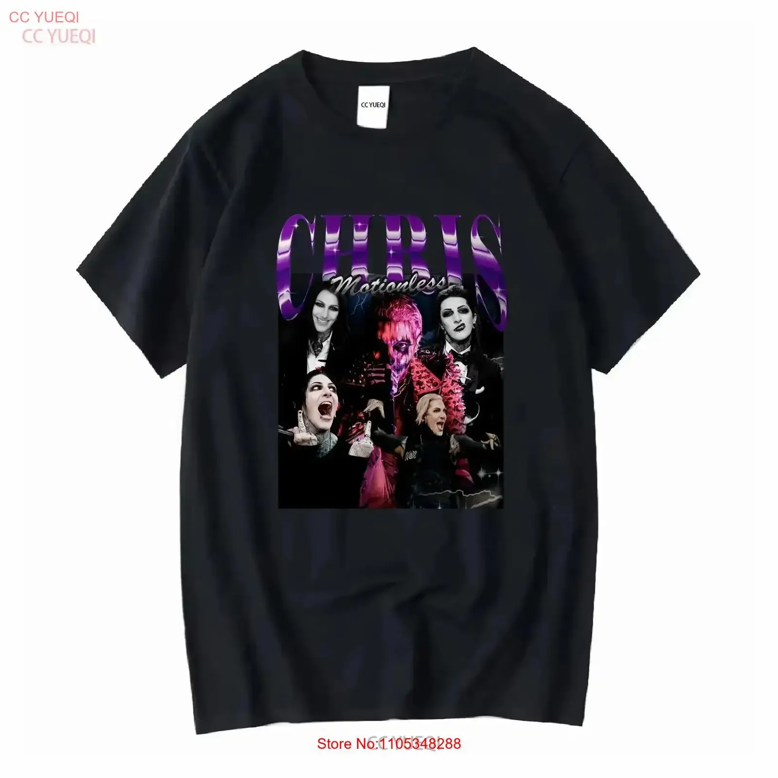 Limited Chris Motionless Vintage T Shirt Retro 90s Fan Homage Washed designer clothes Comfortable vintage Washed Breathable