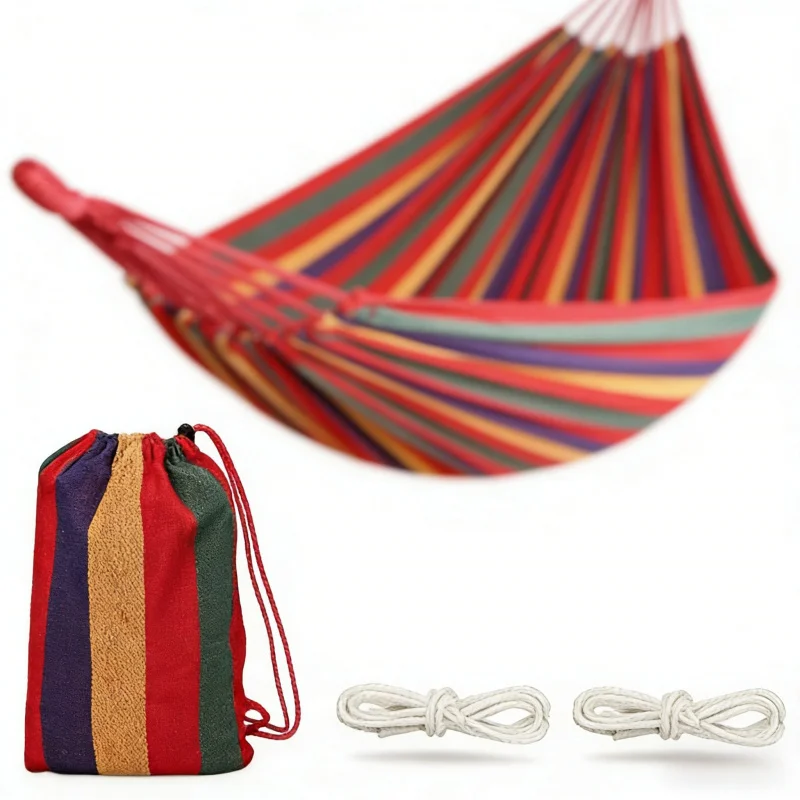 

Гамак особо большой, 102.36x31.5 дюймов, с высокой несущей способностью (до 450 фунтов), с ремнями и сумкой для хранения, универсальный для использования на улице и в помещении, для кемпинга, пикника и отдыха.