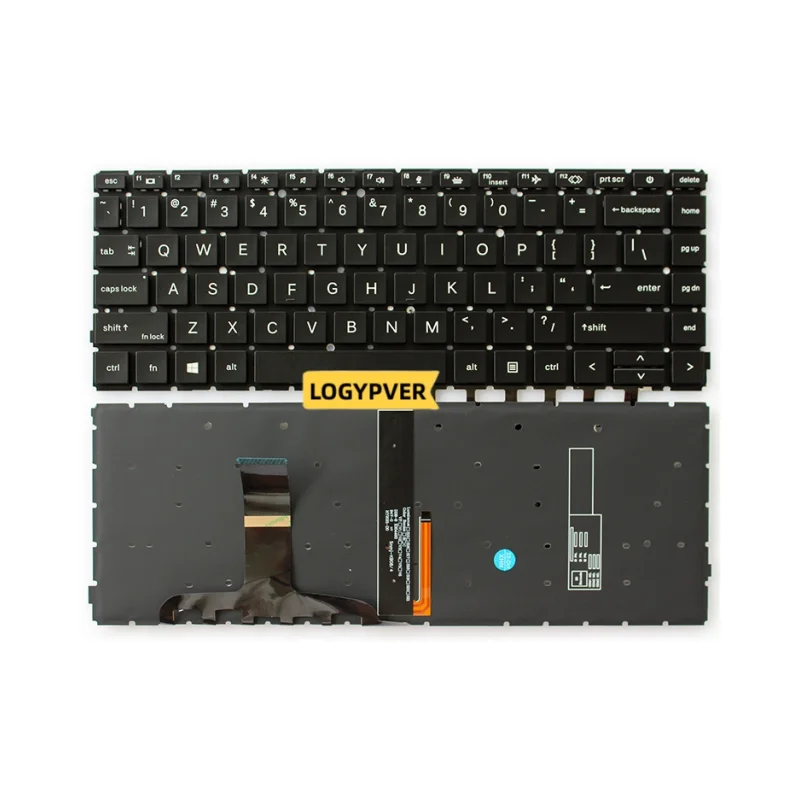 

US English Keyboard Backlight for HP 66 PRO 14 G4 ProBook 440 G8 445R G8 445 G8 HSN-Q27C Q31C Laptop Backlit
