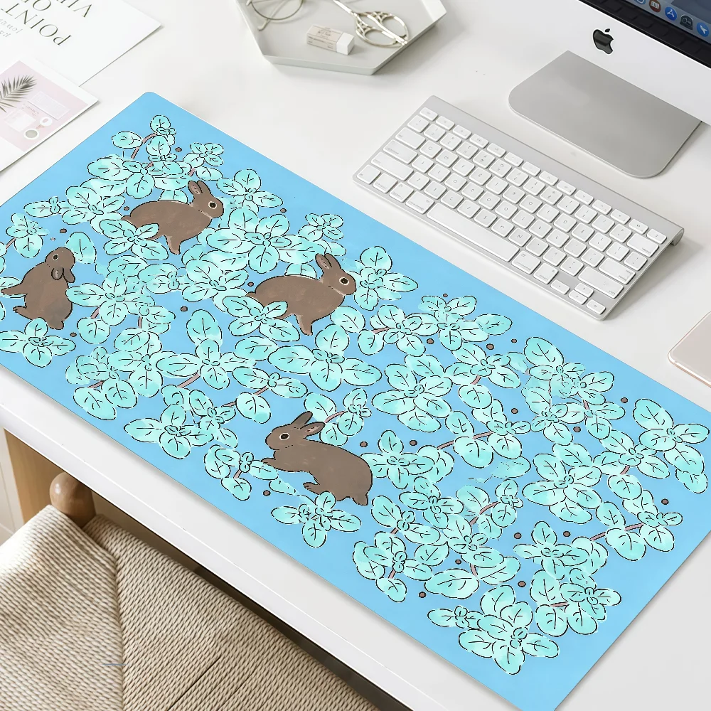 Mouse Pad MousePad Rabbit S-Schinako Non-slip Lockedge Office Student Gaming Thickened Illustration Large Writing Pad Cushion
