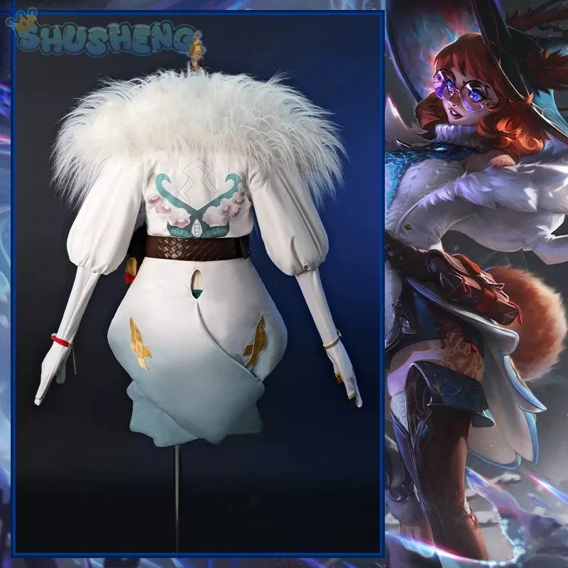 

COSda@Game LOL Cosplay Aurora Costumes Hat bag rabbit ears glasses accessories props Halloween party cute Woman Man Aurora unifo
