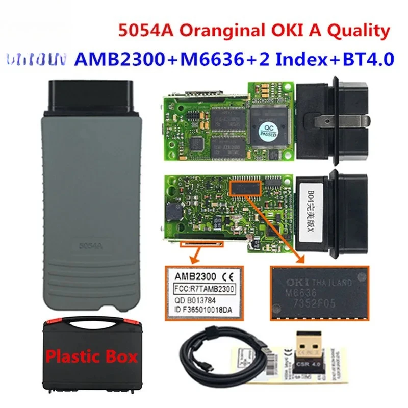 Original OKI 5054A 7.2.1 With Bluetooth AMB2300 6154A V166 Support posch 6154a 1.8.9 WIFI forVAG OBD2 Car Diagnostic Tool