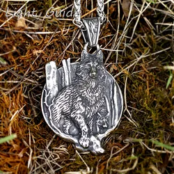 2022 New Design Stainless Steel Viking wolf head Animal Pendant For Men Women Drop shipping Gift free shipping