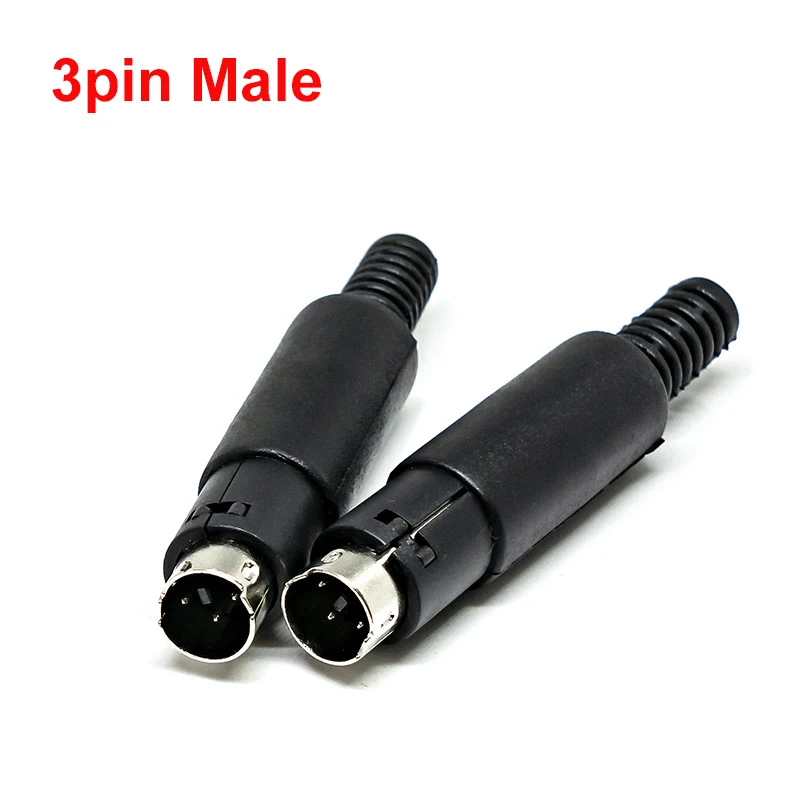 2PCS Mini DIN Stecker 3/4/5/6/7/8 PIN Chassis Kabel Montieren Männlich Weiblich Buchse 3-8Pin Schweißen Draht S Terminal Mini PS2 Stecker – Detail 14