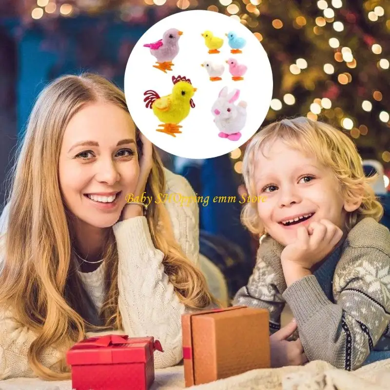 23GD Baby Chick Work Up Robot Up Robot for Children Girny/Christmas Gifts Pick Toy Funny Chick