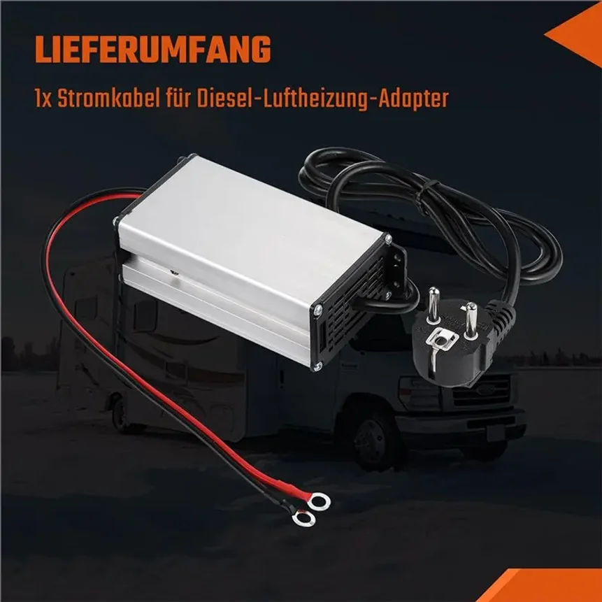 240V To 12V AC/DC Power Supply Adapter Transformer Power Supply Adapter For 5-8 KW Diesel Air Heater For Caravan EU Plug