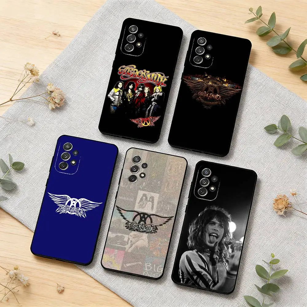 

A-Aerosmith Phone Case For Samsung S26,S25,S24,S21,S22,S23,S30,Ultra,S20,Plus,Soft Silicone Black Cover