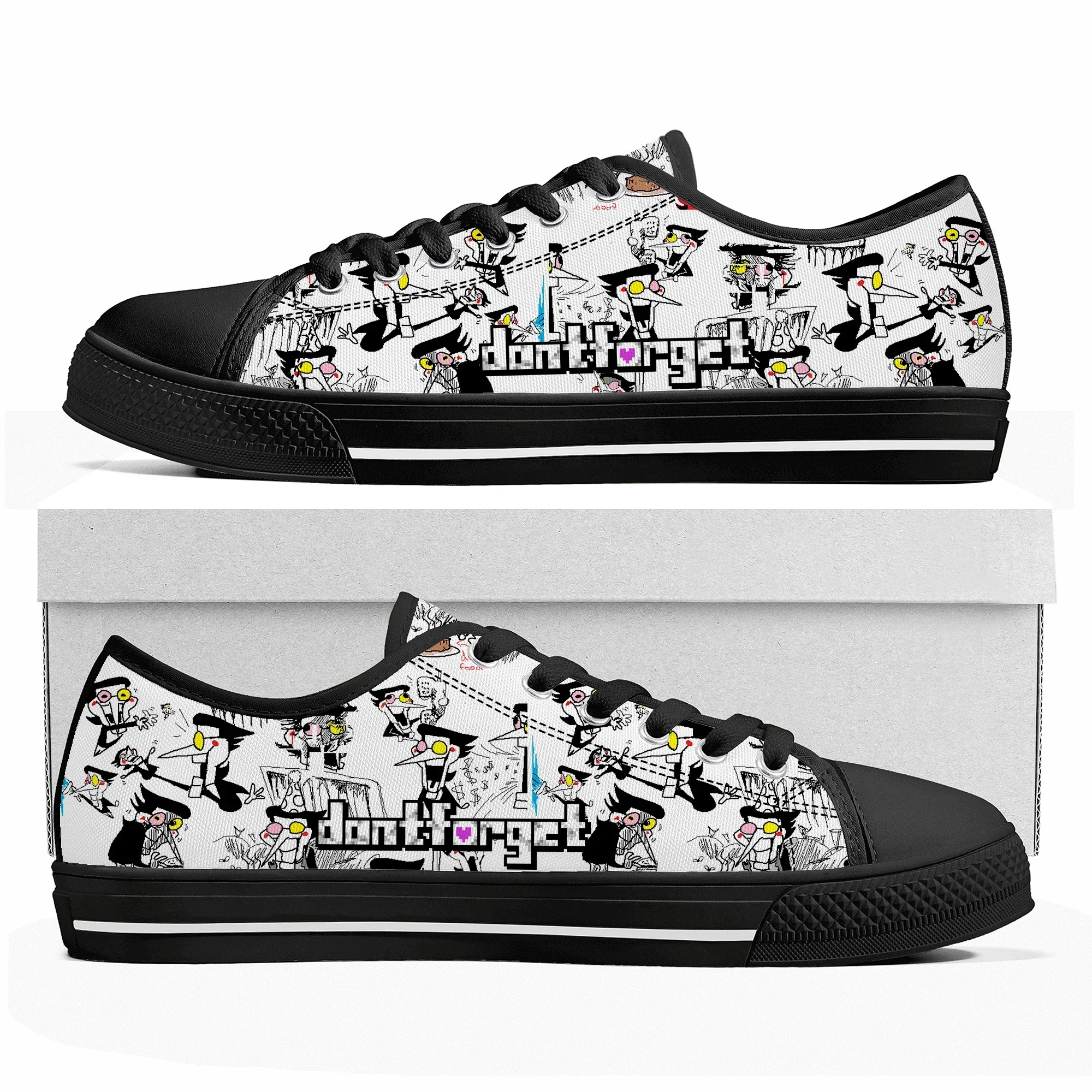 

Кеды Deltarune на шнуровке, низкие, повседневные, из канваса, для взрослых, женщин, мужчин и подростков, в стиле мультяшной игры, соответствующие размеру.