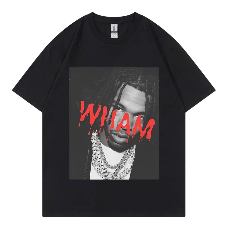 

Рэпер Lil Baby Wham Футболки с графическим рисунком Концертный тур Фан-подарок Футболки с товаром Мужская женская модная футболка в стиле хип-хоп с коротким рукавом