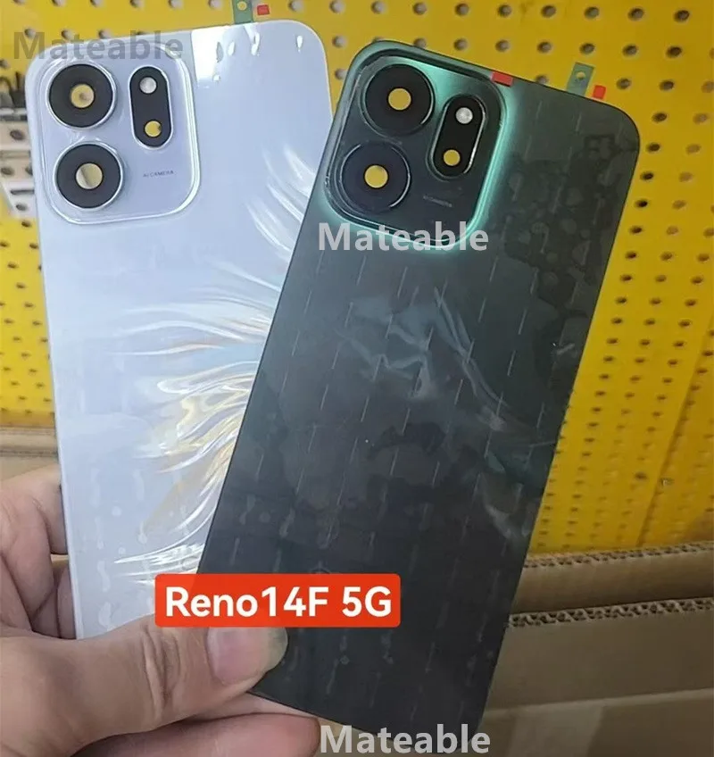 Reno14F Housing For OPPO Reno 14F 5G Battery Back Cover Repair Replace Door Phone Rear Case + Camera Lens CPH2743