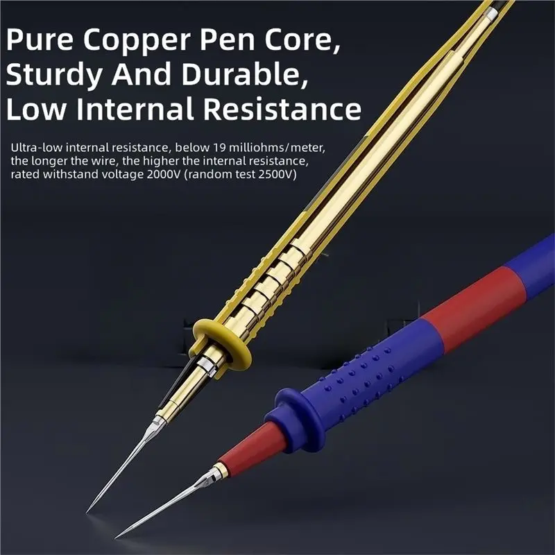 A76X-W9 Universal Superconducting Multimeter Probe Pen Replacement Tips, Lead Pointer Test Wire Tool