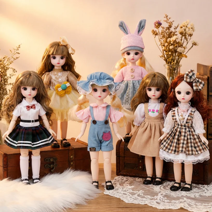 

30 см пухлое тело BJD кукла принцесса набор 3D коричневые глаза 12 подвижных суставов масштаб 1/6 шарнирная кукла игрушки подарок для девочек и детей