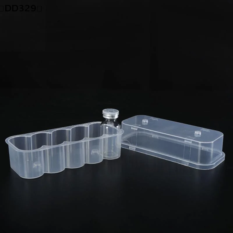 4/10Pcs Stackable Plastic Microtube Storage Box 3ML 2/4/6/24Slot Vial Storage Case Clear Freezer Tube Box Refrigerator 〔DD329〕