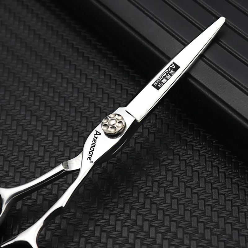 Hairdressing cutting shears Cut Hair Scissors Customize logo Japan 440C 6 '' scissor haircut thinning Barber scissors