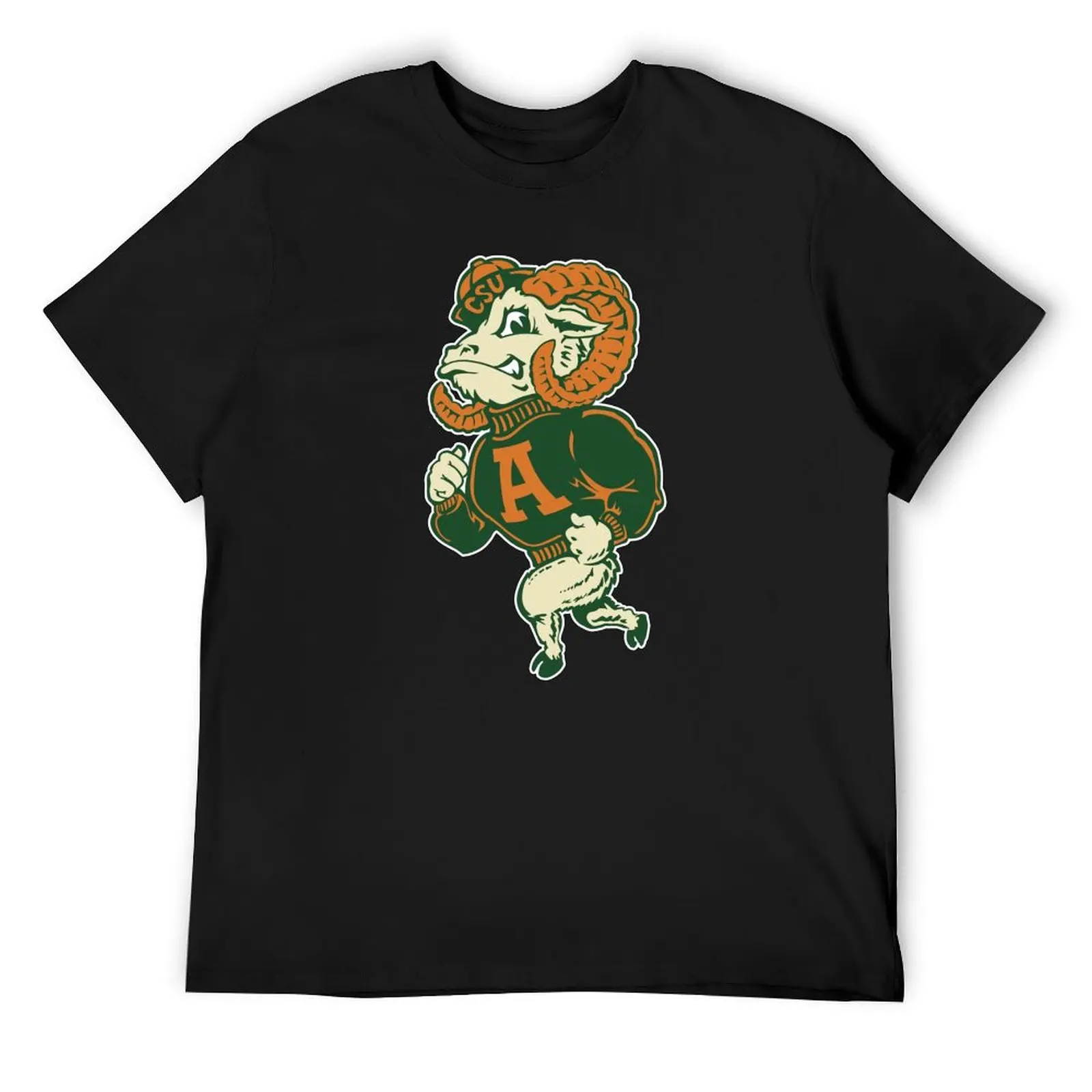 Vintage Colorado State University Aggies Logo Design T-Shirt aesthetic clothes plus sizes fitted t shirts for men