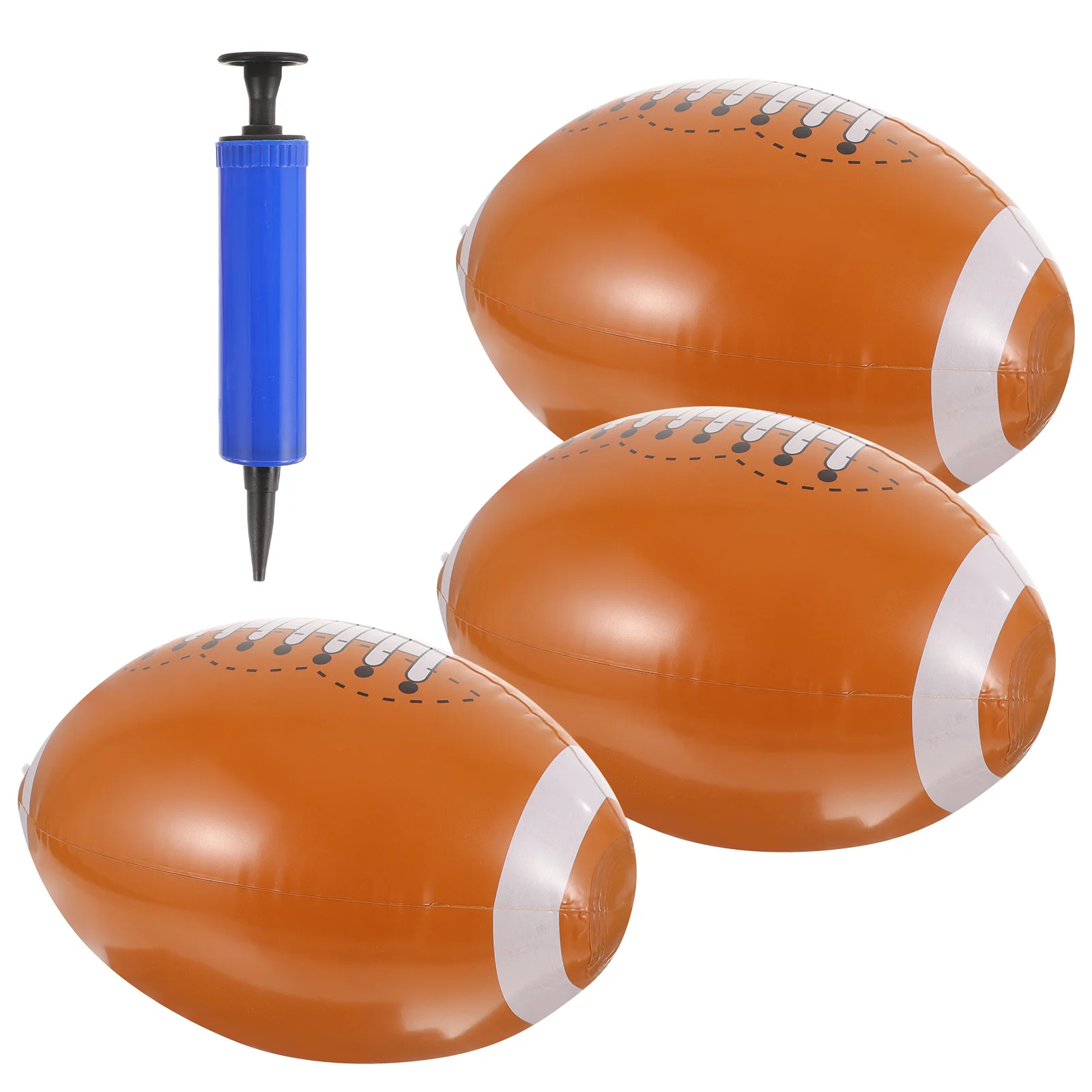 1 Juego de pelota de fútbol inflable, diseño deportivo, perfecta para playa, piscina, fiesta al aire libre de verano, pelota ligera de goma para juegos de niños