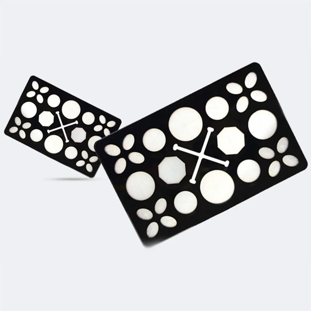 Folding Collapsible Black Acrylic Brush Drying Tower Holder for Makeup Nail Art Air Drying Organizer Stand view 4