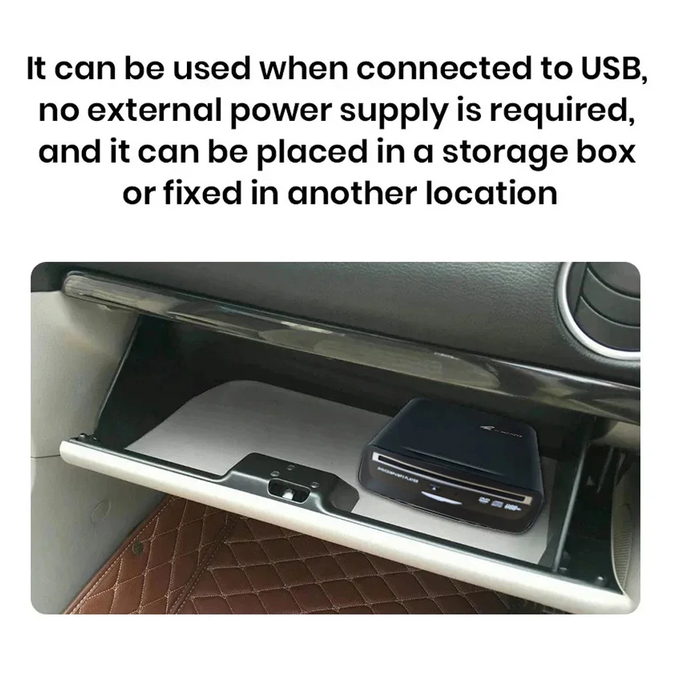 مشغل أقراص مضغوطة خارجي للسيارة لتلفزيون MP5 وLED وأجهزة الكمبيوتر ومعظم السيارات مثل اتصال Tesla Model 3 2019-2021 USB/Bluetooth، سهل الاستخدام، #3