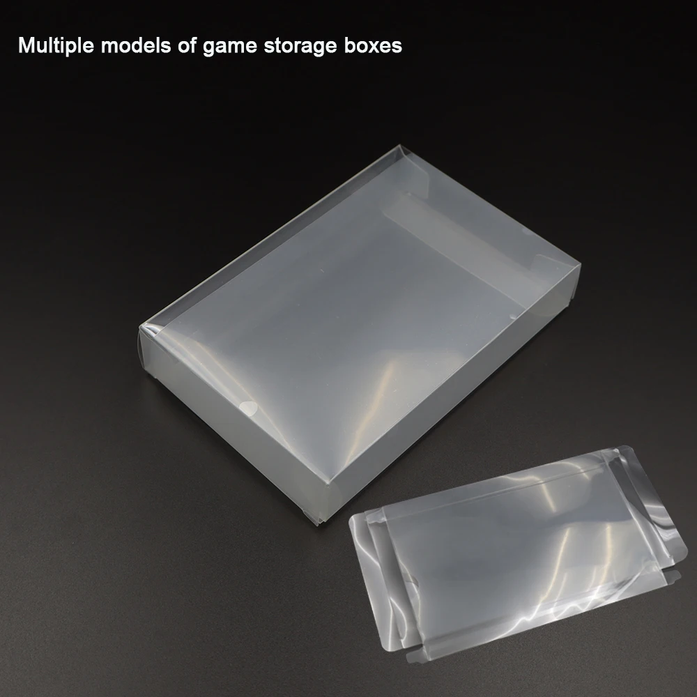 1 قطعة صندوق خرطوشة اللعبة الشفاف CIB ألعاب البلاستيك PET حامي ل N64 NES SNES ل GB GBA GBC NGPC التبديل PS3 PS4 PS5