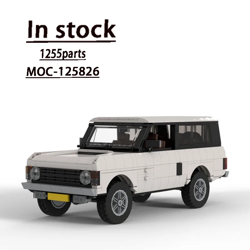 MOC-125826Classic Iconische Sportwagen Racing Bouwsteen Model1255Parts MOC Creatieve Jongens Kinderen Bouwsteen Verjaardagscadeau