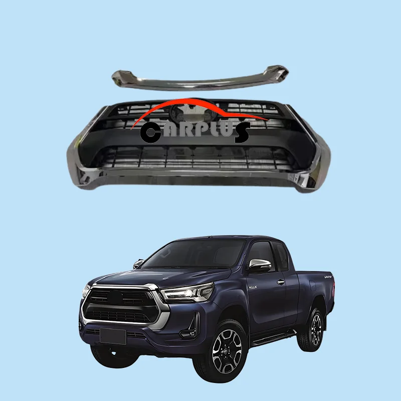 

for HILUX REVO 2022 Auto Front Grill Kit ABS Material Protector Guard Exterior Car Accessories Body