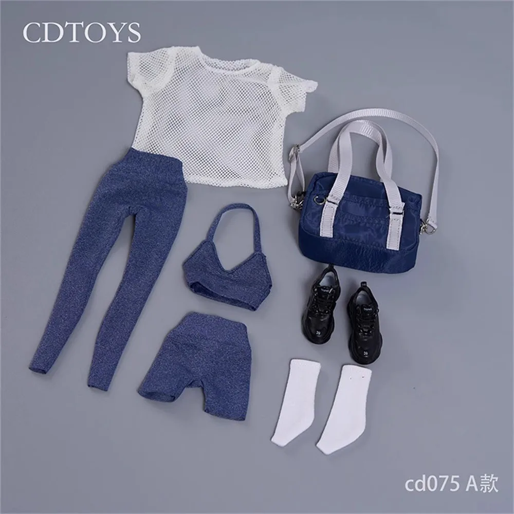 

1/6 CDTOYS CD075 Female Soldier Doll Sport Dress Backpack Underwear Shoe Mini Toys Model For 12" Action Figure Scene Component
