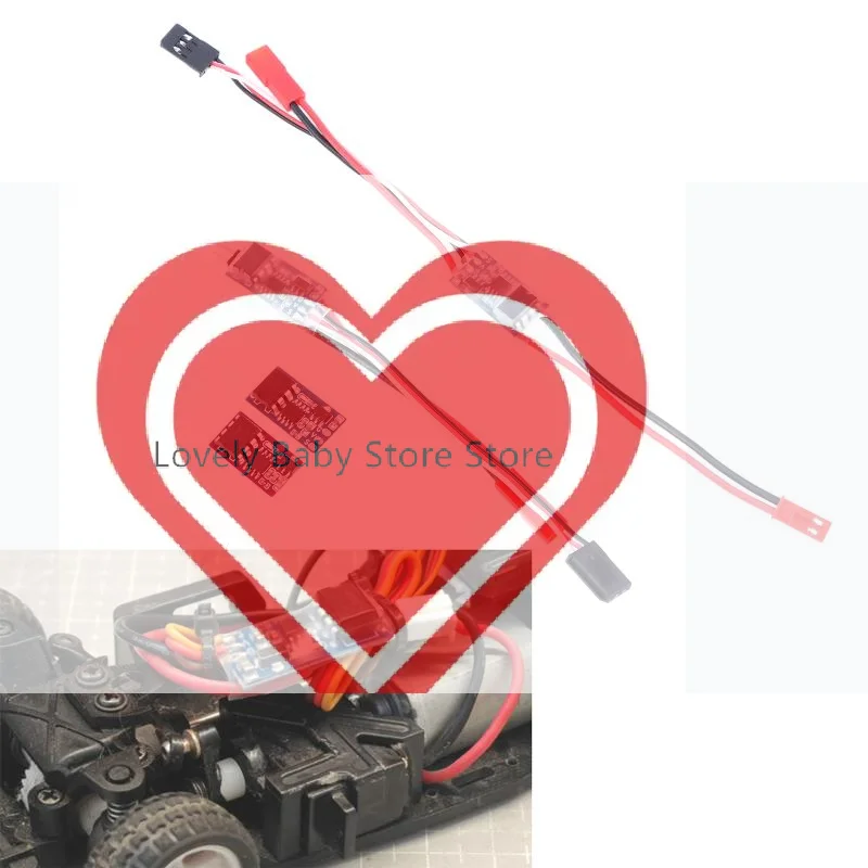 【BS】2-3S 7.5A Brushed ESC Single-Way/Dual-Way Electronic Speed Controller Module For Modified Mini-Z Car WPL RC Truck Parts