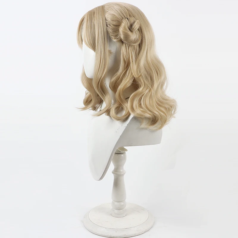 أنيمي المعبود لامعة الألوان Ichikawa Hinana شعر مستعار تأثيري هالوين كرنفال الدعائم حفلة الشعر الاصطناعية + غطاء شعر مستعار