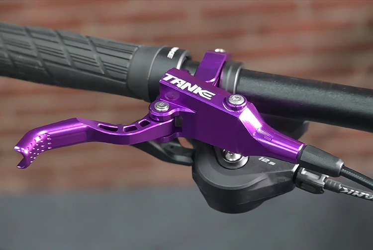 TANKE MTB 4-Kolben Hydraulische Scheibenbremse 900/1700mm, 4-Kolben-Bremsbeläge aus Harz, Öldruck AM DH Straßen-MTB Ultraleichte Scheibenbremse – Detail 7