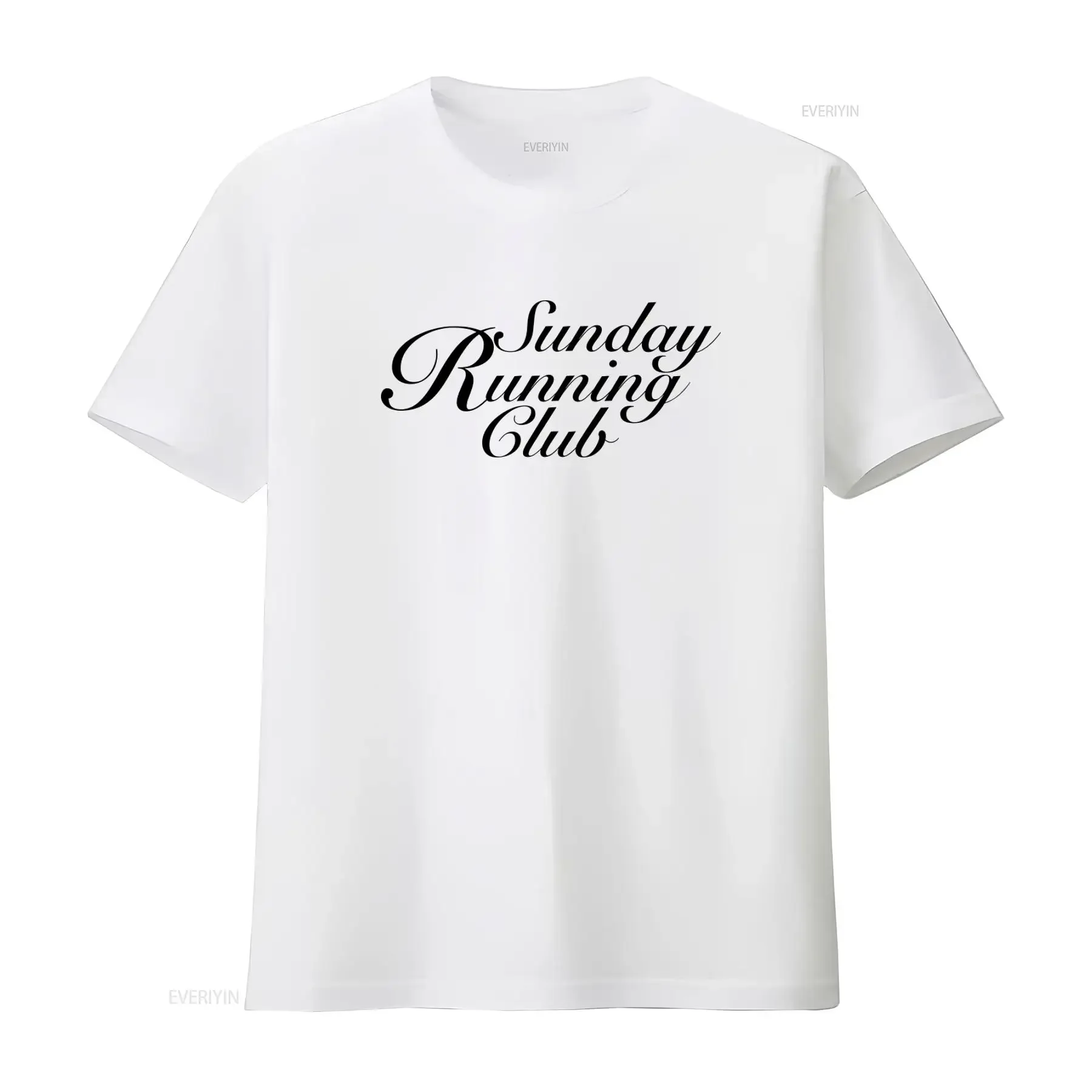 Sunday Running Club Wellness T Shirt Health Runner Tennis Varsity 90s Sporty Aesthetic  vintage Washed Top For Everyday Wear