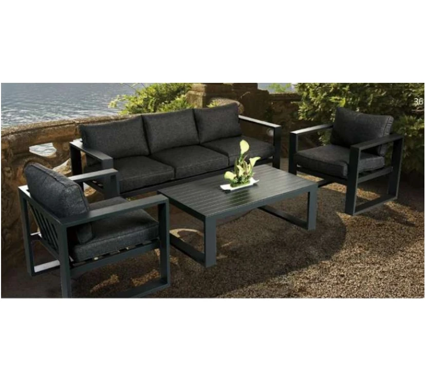 

4pcs Outdoor Sofa Set Living Room Hotel Villa Park Courtyard Apartment Farmhouse-Versatile Outdoor Furniture