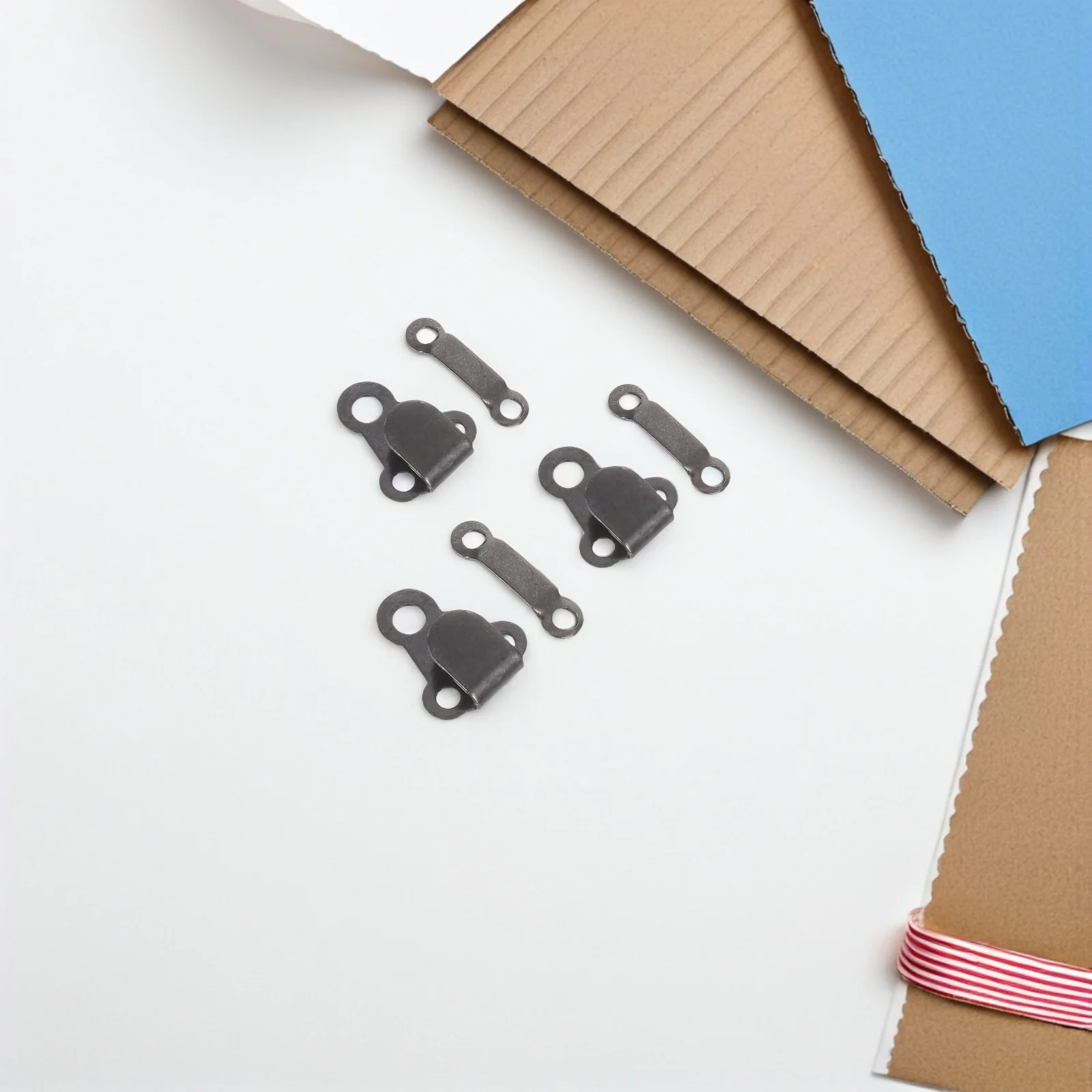 

20Pcs Sew On Metal Hooks And Eyes Invisible Closure For Clothing Trousers Skirts Dress Versatile Sewing Fasteners