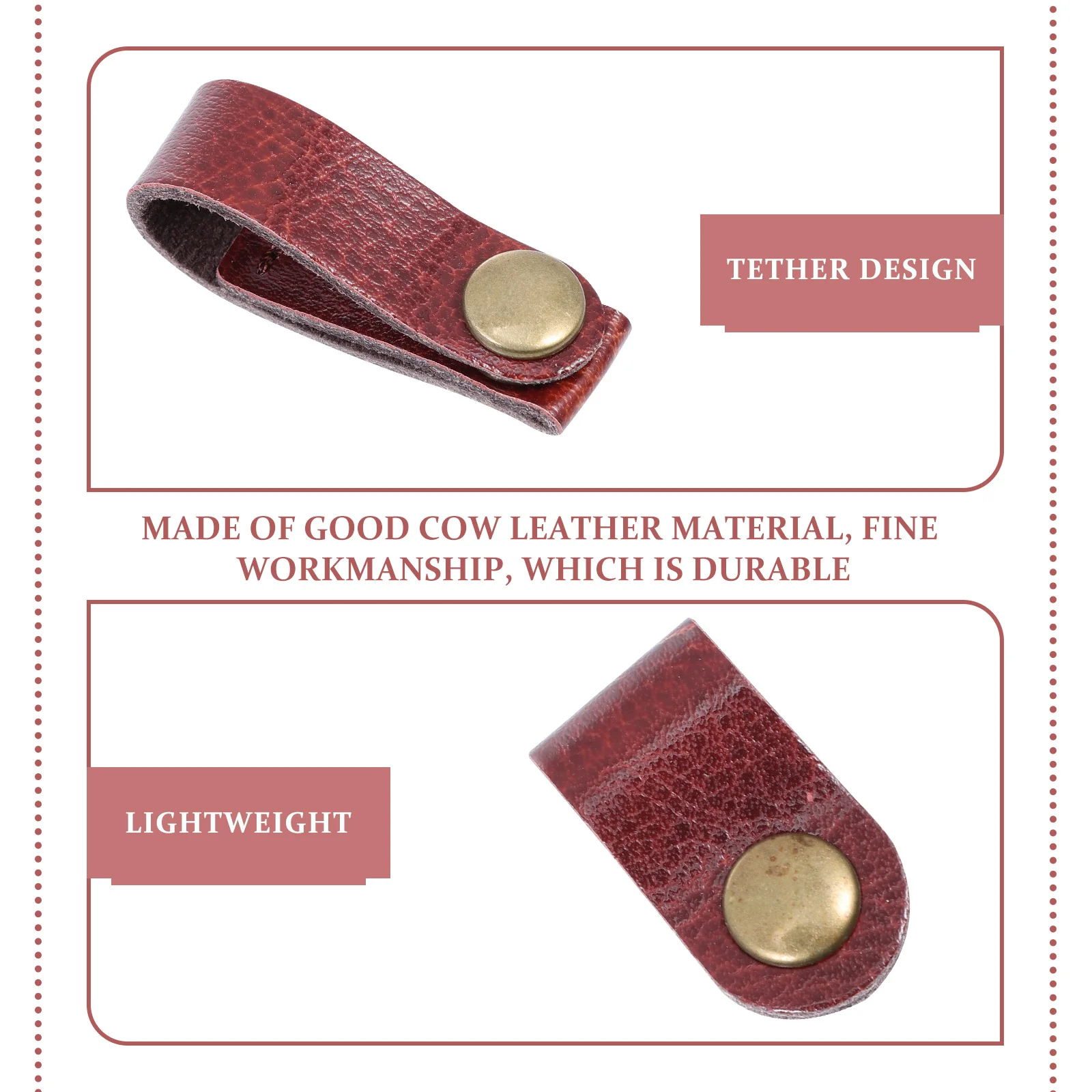 

24Pcs Cord Organizers Anti-Winding Cable Tie Keepers for USB Headphone Travel Desktop Management Cow Cable Clips