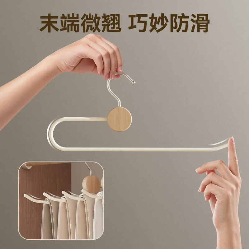 5pcs New Pants Hangers – Over-the-Door Trouser Organizer, Space-Saving Storage Rack for Bedroom, Closet & Entryway view 4