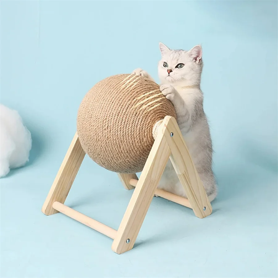 

Madden Cat Toy Sisal Cat Claw Ball Wear Resistant Cat Claw Board Upright Scratch Resistant Relief Cat Claw Sharpener Pet Product