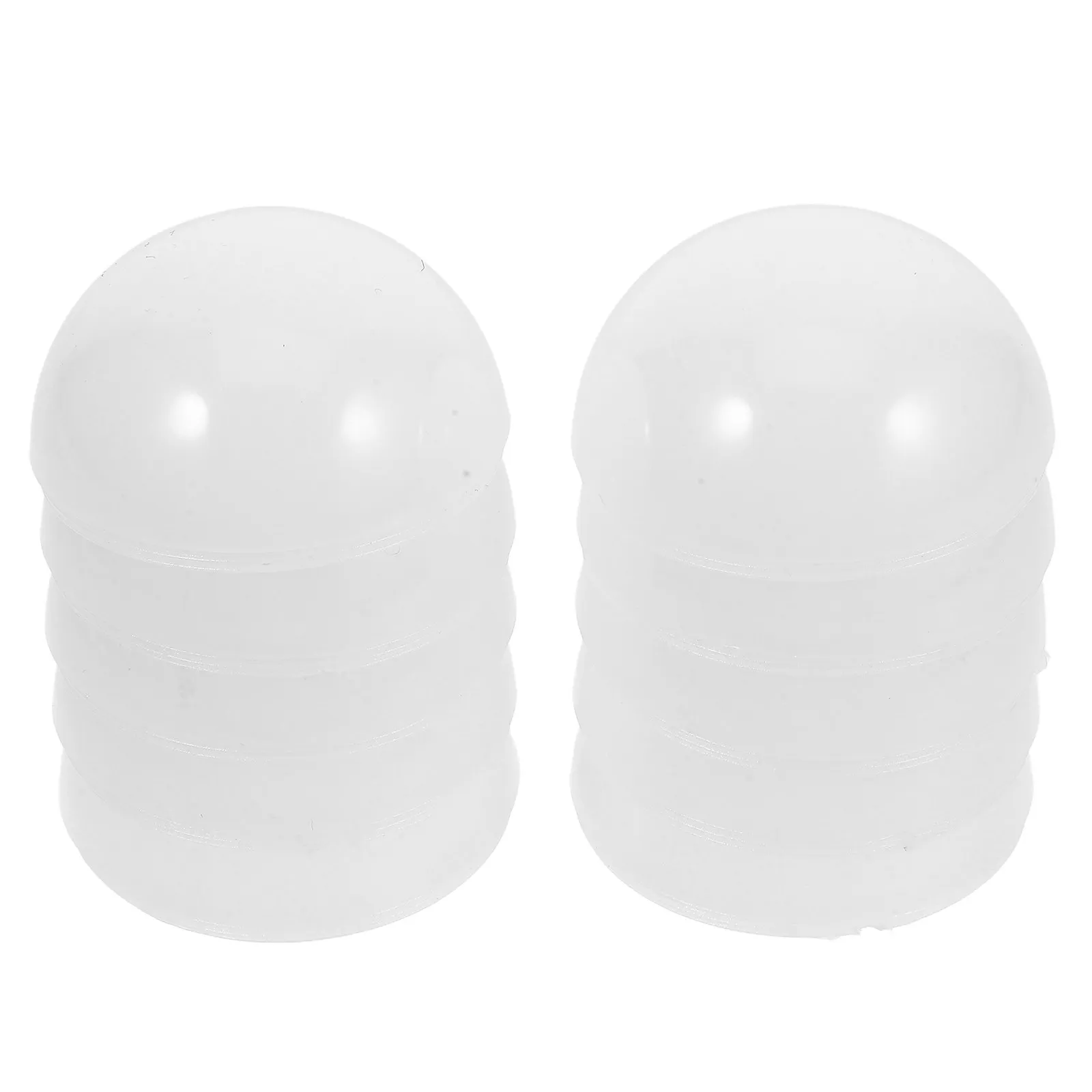 15pcs Plastic Globe Lamp Shade Half Sphere Replacement for Vanity, Bathroom, Ceiling Fan & Makeup Mirror Lights
