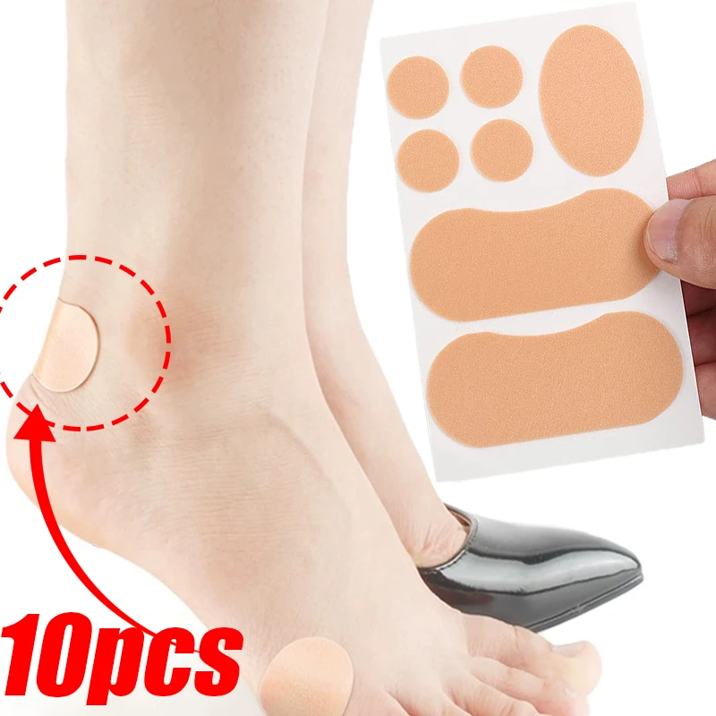 1/10pcs Anti Wear Stickers Invisible High Heel Toe Protector Patch Foot Care Adhesive Pain Relief Pads Gel Shoes Cushions