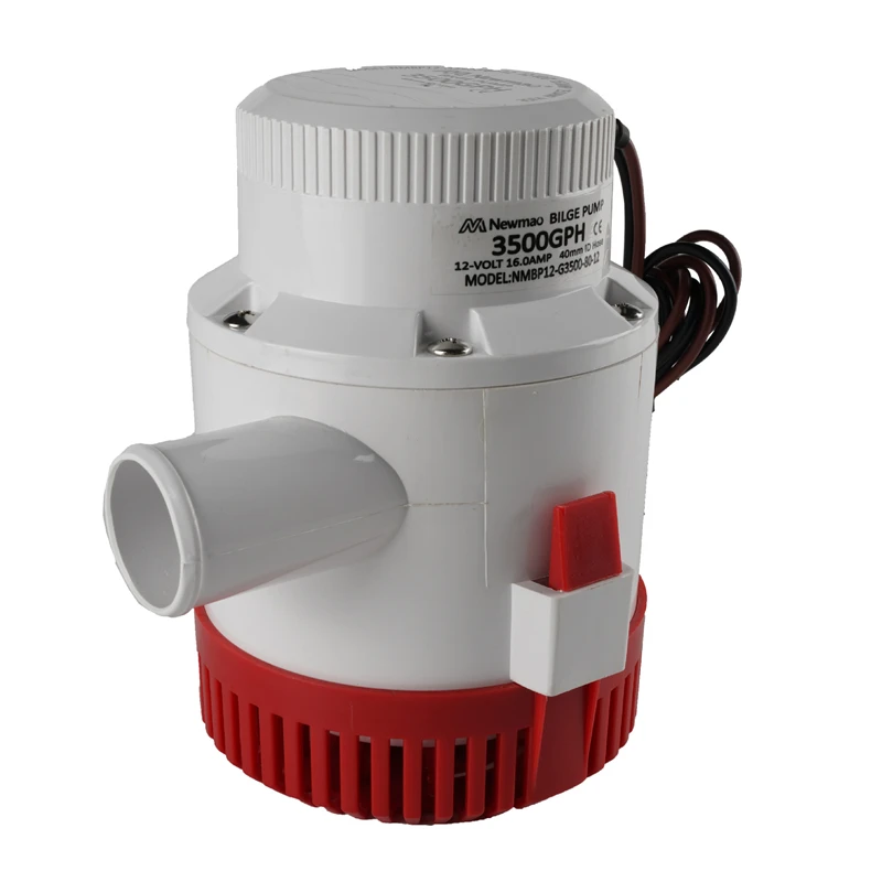 

3500GPH 12/24V High Pressure Submersible Bilge Pump Boat DC Micro Electric Marine Immersible Water Pump