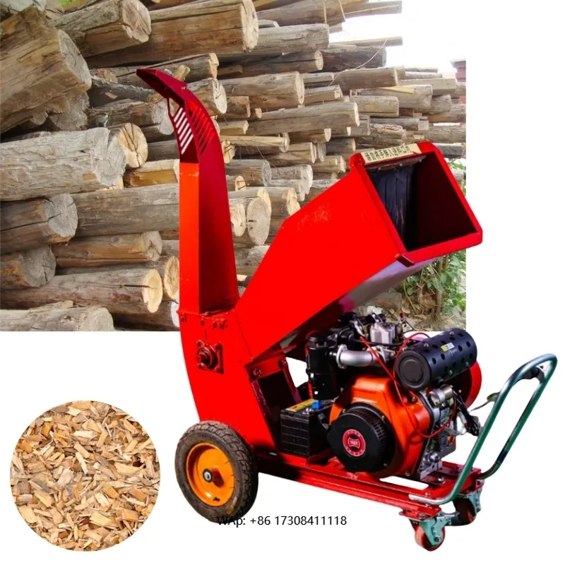

Trees Log Wood Crusher Mulcher Chipper Branch Wood Chipper Tree Shredder Wood Crushers