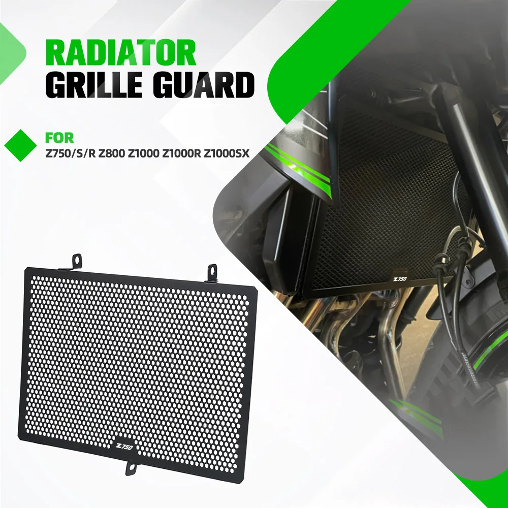 

Motorcycle Radiator Guard Protector Grill Cover Grille Protection Fit For Kawasaki Z750/S/R Z800 Z1000 Z1000R Z1000SX Accessory