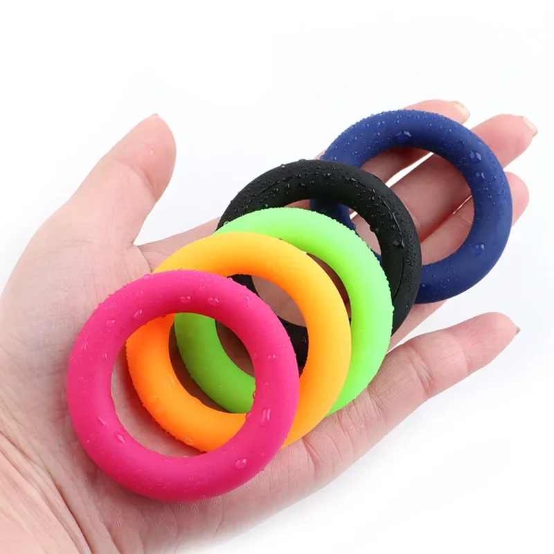 3pcs/set Thickening Silicone Penis Ring Men Cock Ring Sex Toys for Couples Delay Time Erection Chastity Cage Ball Stretcher