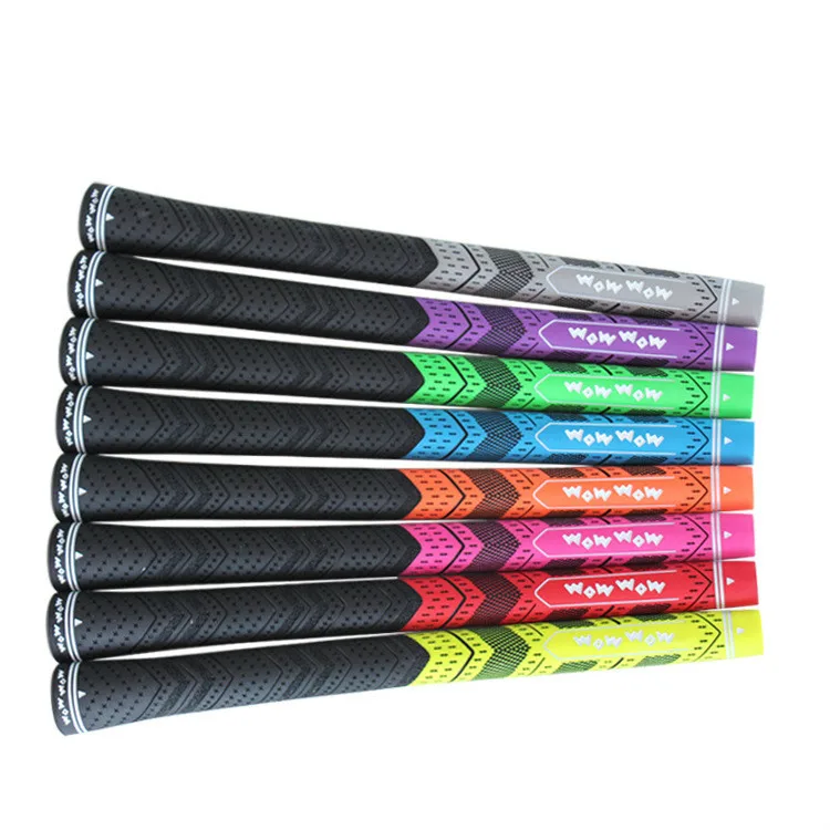 

10pcs Golf Grip Rubber Handle Customized Logo Golf Club Cover Golf Grip Accessories Golf Brand Rubber Grips Club Grip Standard