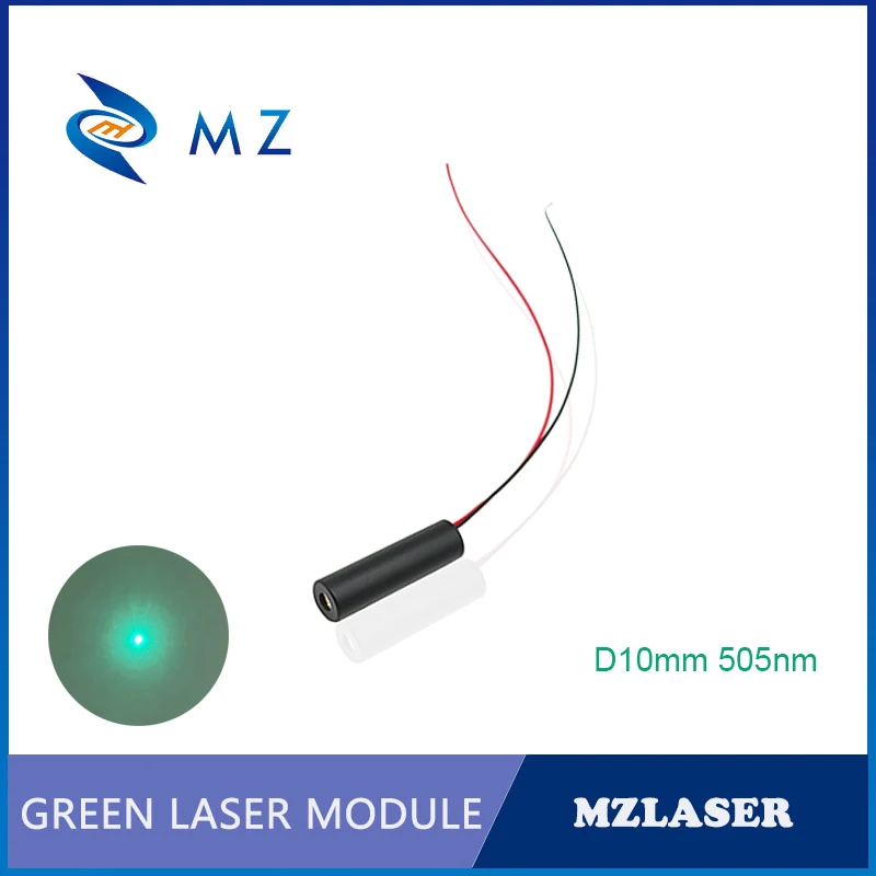 

Green Dot Laser Diode Module Hot Selling Compact D10mm 505nm 10mw 20mw 30mw Glass Lens Industrial Grade Spot Laser