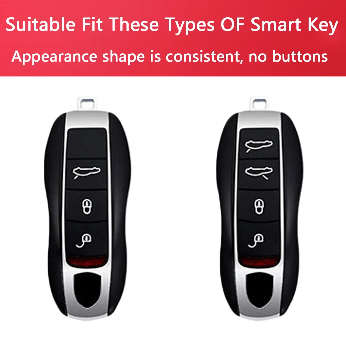 Clear Transparent TPU Car Smart Key Cover Case for Porsche Cayenne Panamera Macan 991 series 718 Boxster Cayman 981 981 series