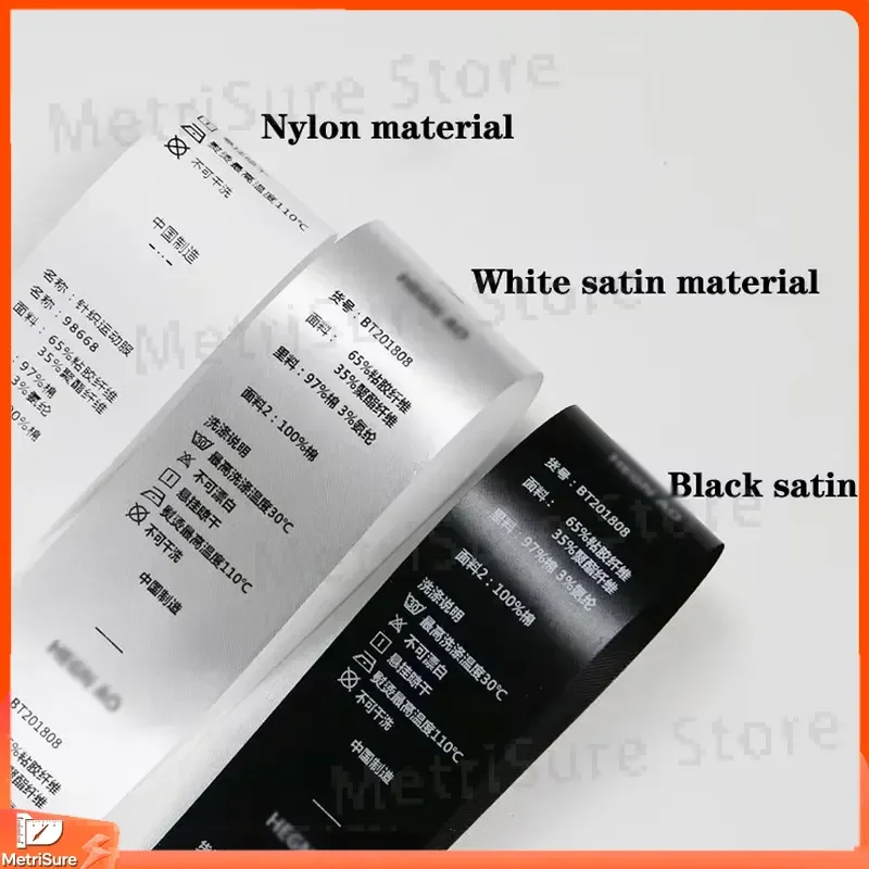 Washable Ribbon Barcode QR Code Label Printer for Fabric Clothing Continuous Printing Portable Thermal Label Maker for