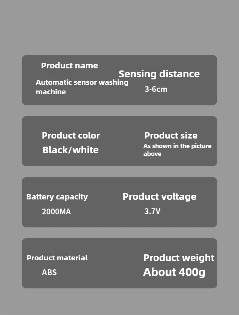 Intelligent Integrated Foaming Machine Rechargeable Cleaning Electric Soap Dispenser Wall-mounted with Digital Display 3 Levels