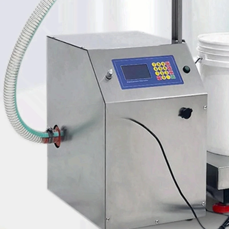 

Автоматическая дозирующая машина для розлива вязких жидкостей (сиропов, клеев, пищевых масел) с высокой производительностью 72 л/мин и функцией взвешивания